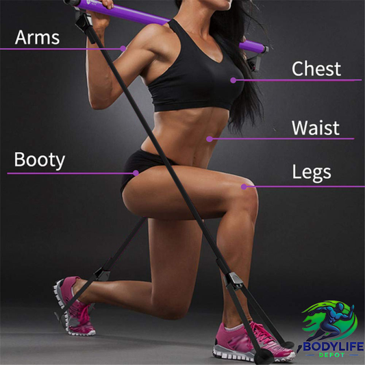 BodyLifeDepot™ Fitness Yoga Pilates Bar Stick